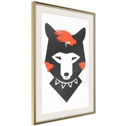 Arkiio Affisch Polite Fox [Poster] 20x30 Poster